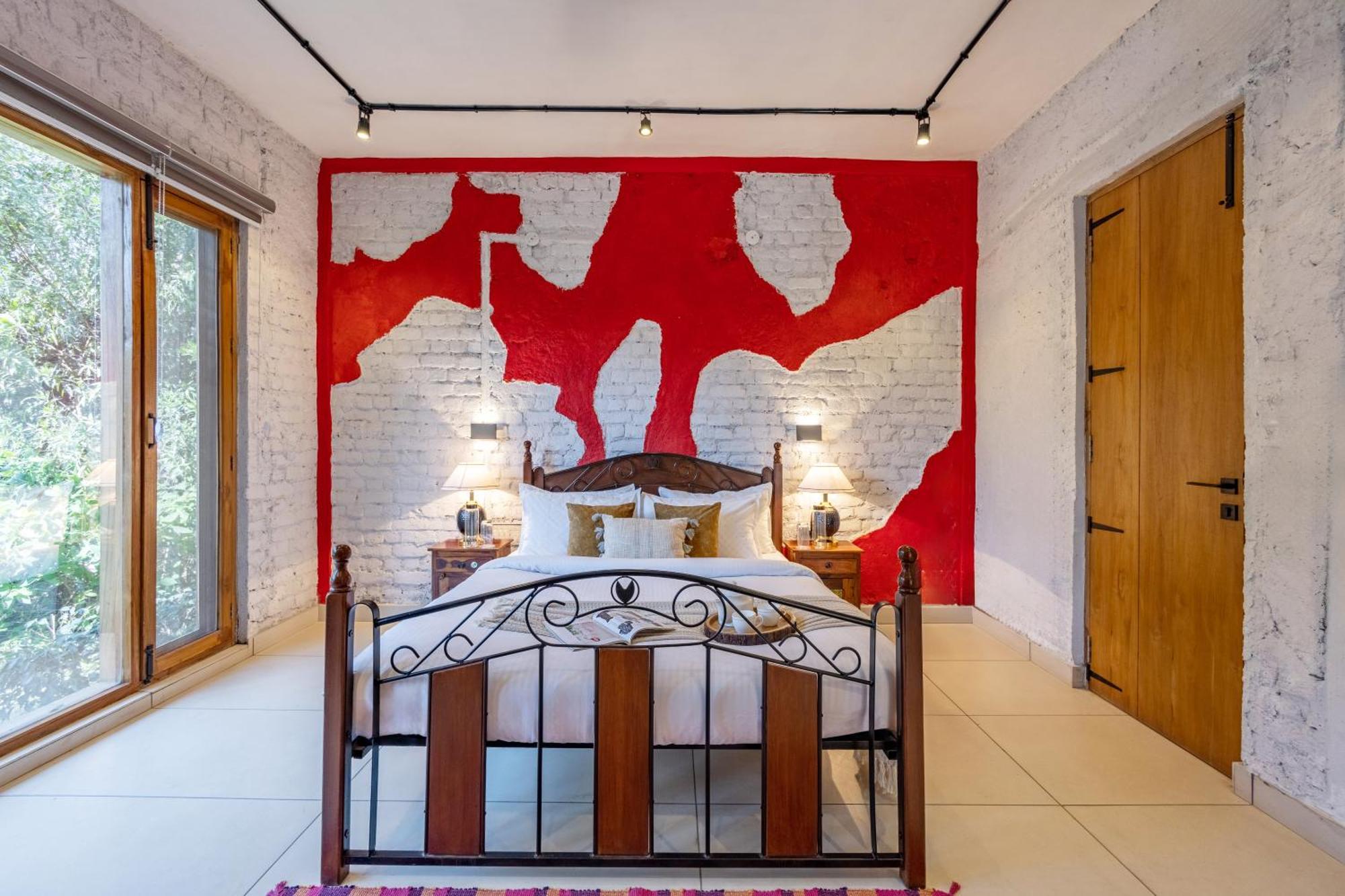 Elivaas Hidden Oasis 4Bhk With Pool, Mud House & Container House Vila Dhauj Exterior foto