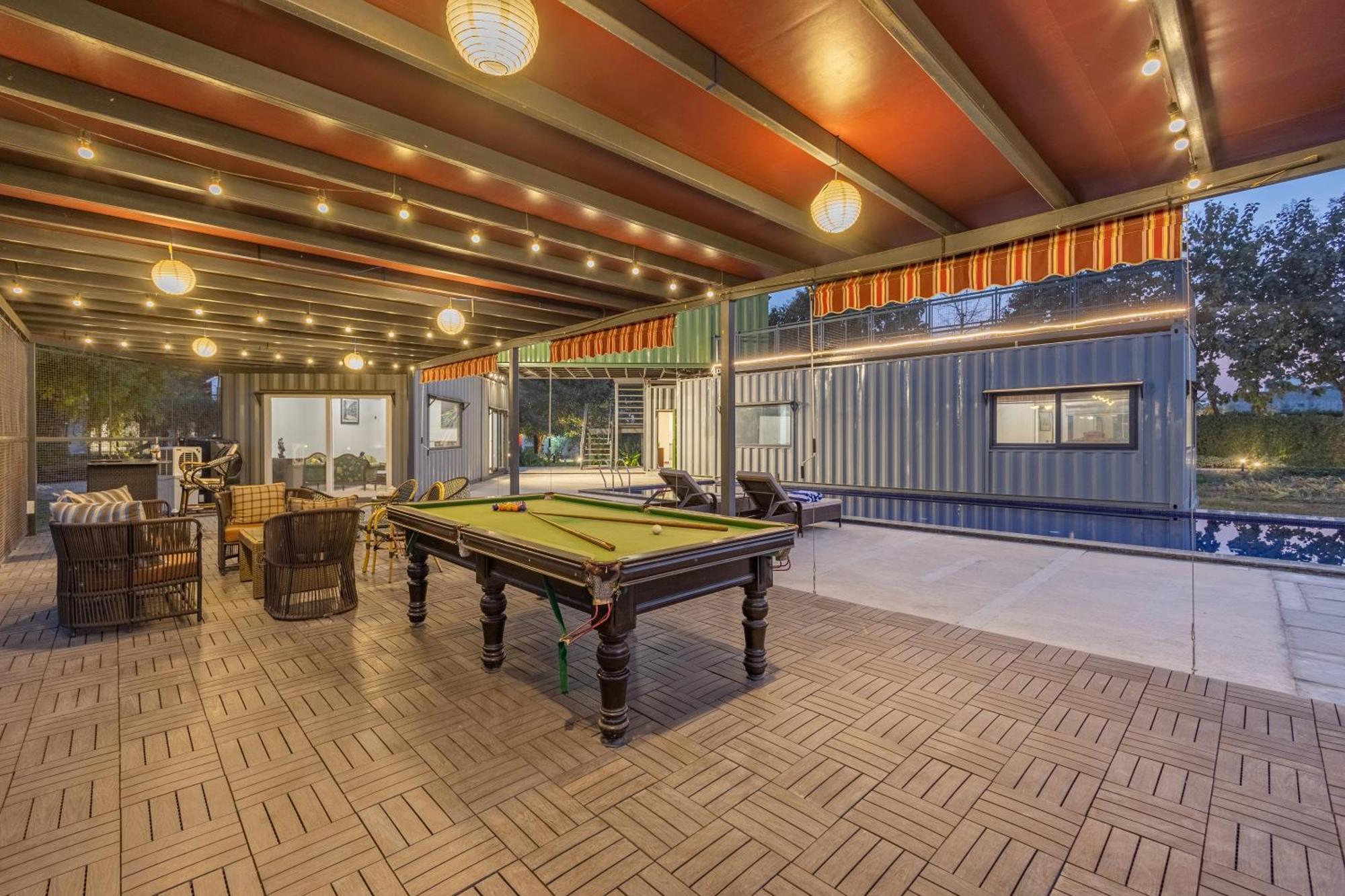 Elivaas Hidden Oasis 4Bhk With Pool, Mud House & Container House Vila Dhauj Exterior foto